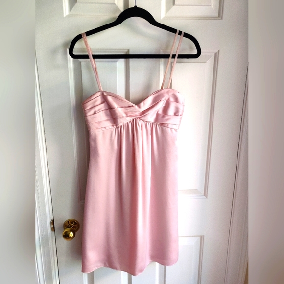 BCBG Maxazria pink cocktail dress sz 4 - Picture 1 of 4